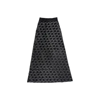 TCH Casual Long Skirts Women's Black