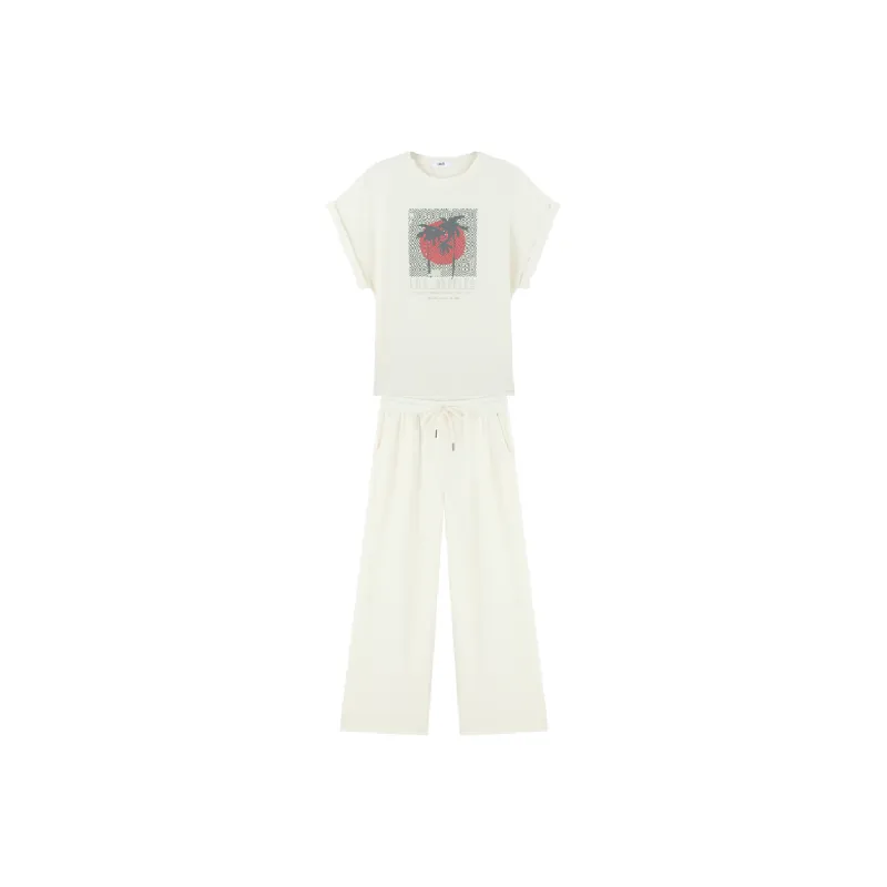 Demana Casual Suit Women's Ecru-0