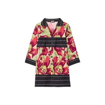BODE Long Sleeved Dress Women's Multicolor