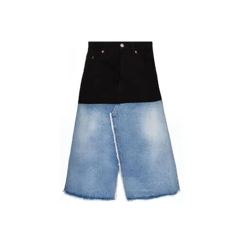 MM6 Maison Margiela Denim Short Skirts Women's Multicolor
