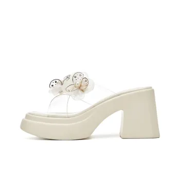 ST&SAT PU Polyurethane Quiet Slide Slippers Women's