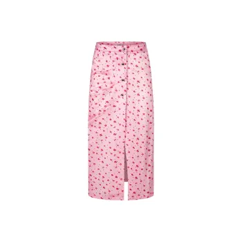 HERLIAN Casual Long Skirts Women's Pink