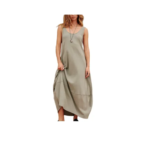FREE PEOPLE Perth Barrel Tee Midi Sleeveless Dress Women's Aven/Eiwen