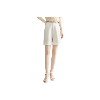 Like The Age Of Water Casual Shorts Regular Women's White