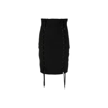 MOSCHINO Casual Long Skirts Women's Black
