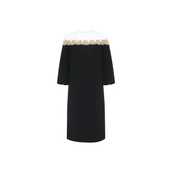 BBLLUUEE Long Sleeved Dress Women's Ink Black