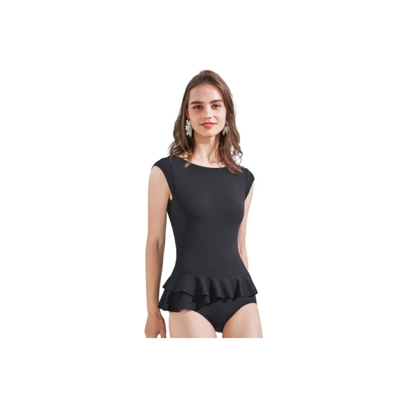 TOSWIM One piece Swimsuit Women's Black-0
