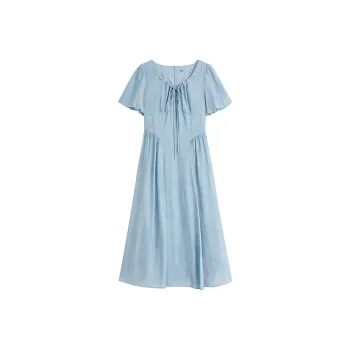 Inman Long Sleeved Dress Women's Powder Blue