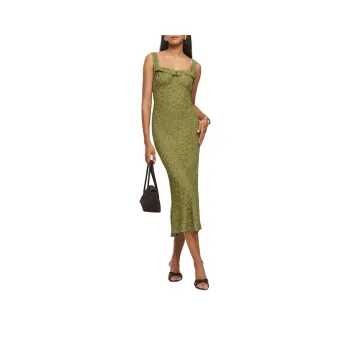 REFORMATION Tancy Dress Slip Dresses Women's Green