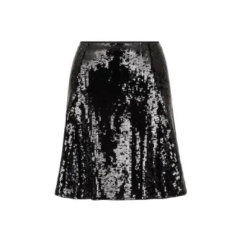 EMPORIO ARMANI FW22 Casual Short Skirts Women's Black