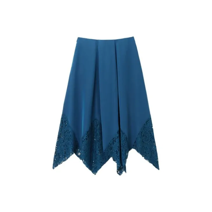 OVV Casual Long Skirts Women's Lake Blue-0