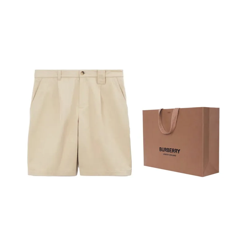 Burberry Ekd Cotton Cargo Shorts-6