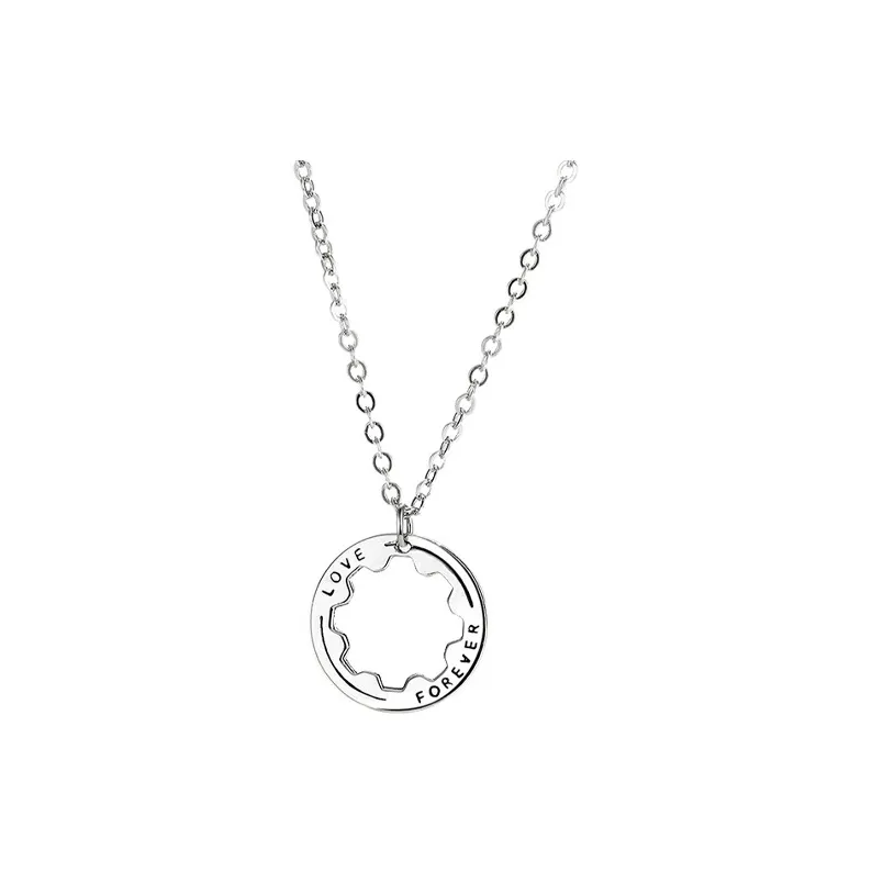 CHINA GOLD 990 Silver Necklaces Unisex-0