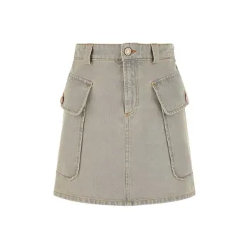 See By Chloe A line Denim Mini Skirt