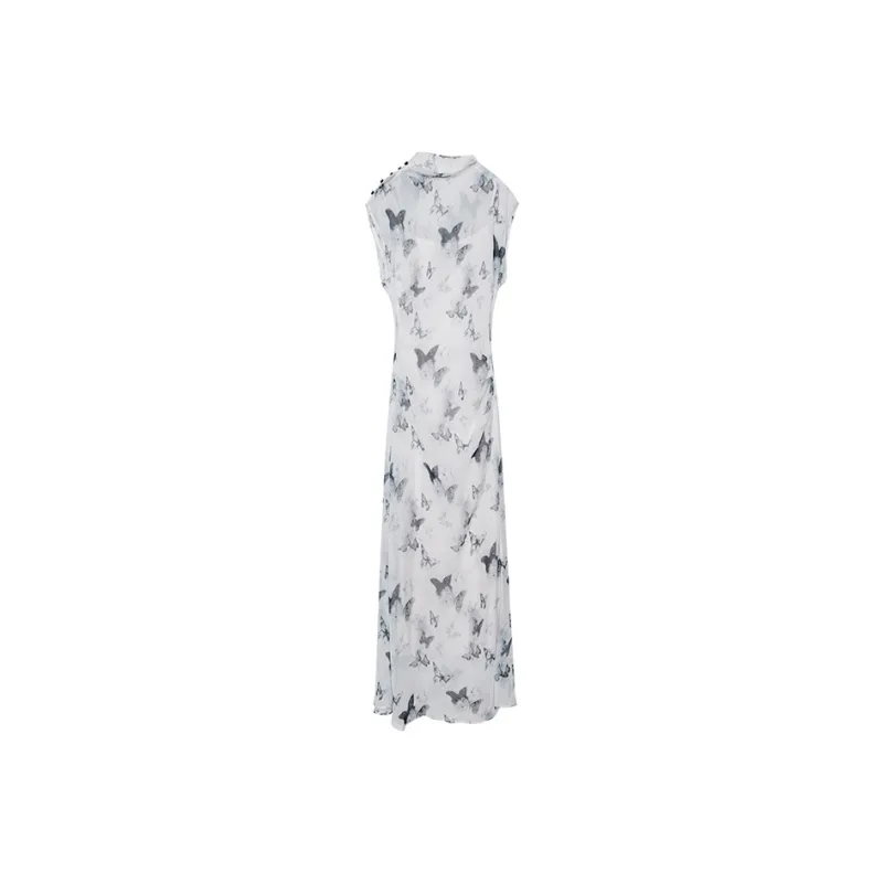 TOUCH MISS Sleeveless Dress Women's White-0