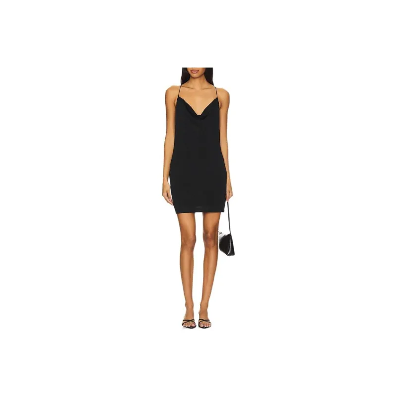 525 AMERICA Slip Dresses Women's Black-0