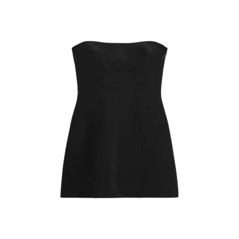 ZARA Sleeveless Dress Women's Black-0