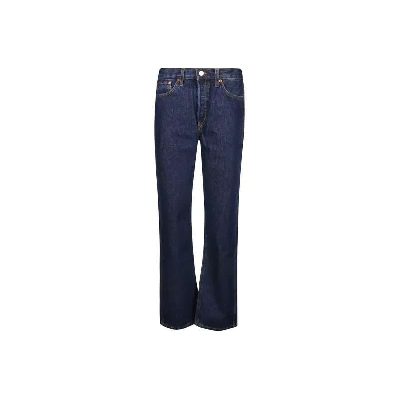RE/DONE High rise Wide leg Jeans-0