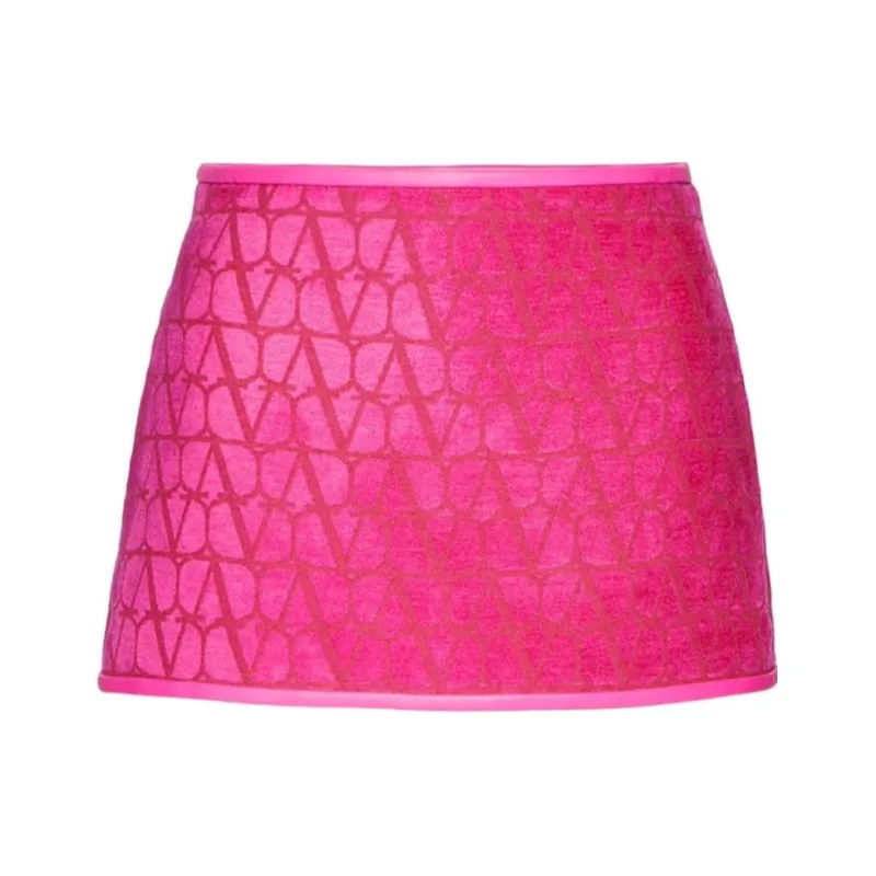 Valentino Casual Short Skirts Women's Pink-0