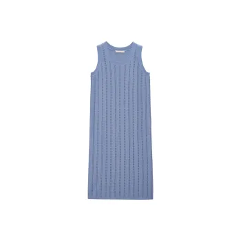 UNIQLO Sleeveless Dress Women's Glaze Blue