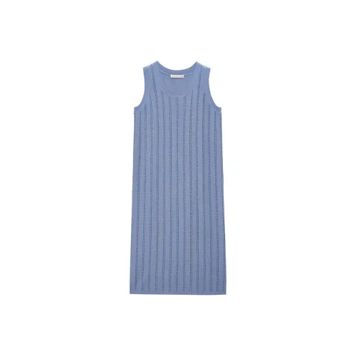 UNIQLO Sleeveless Dress Women's Glaze Blue