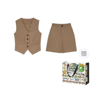 ZVJH Casual Suit Women's Coffee