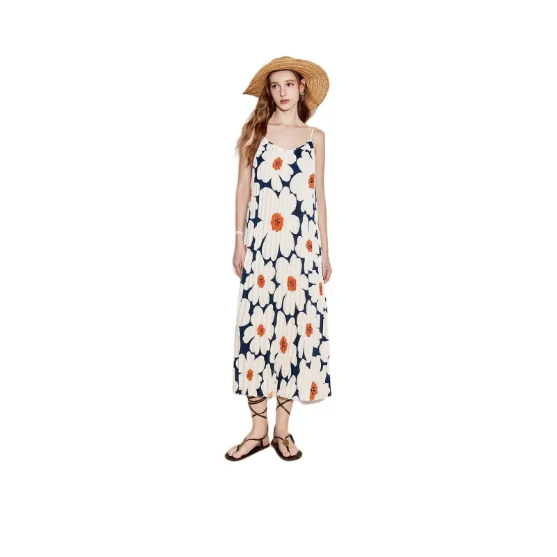 Initial Language Slip Dress Women's-2