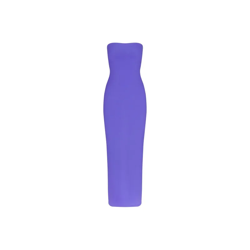SKIMS SOFT LOUNGE TUBE DRESS Sleeveless Dress Women's Tanzanite-0