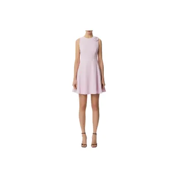 Elisabetta Franchi Flared Crepe Dress
