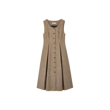 SENTUBILA Sleeveless Dress Women's Brown