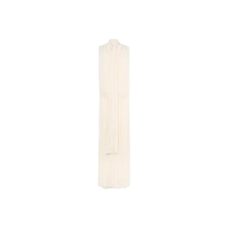 Blumarine Pleated Asymmetric Midi Dress-0