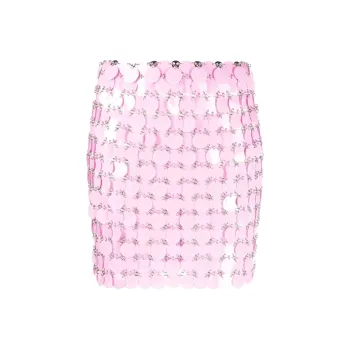 Paco Rabanne Chainmail High Waist Mini Skirt