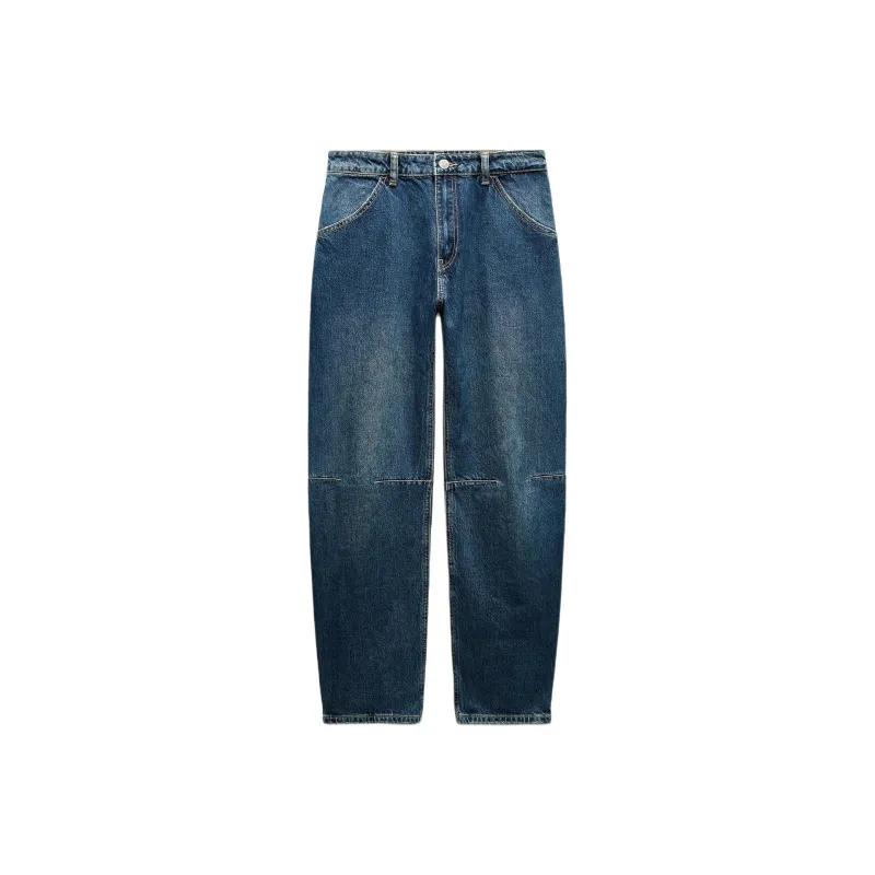 ZARA Trf Jeans Women's Marine Blue-0