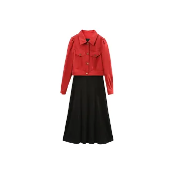 A paradise for awakening Two Piece Skirt Sets Women's