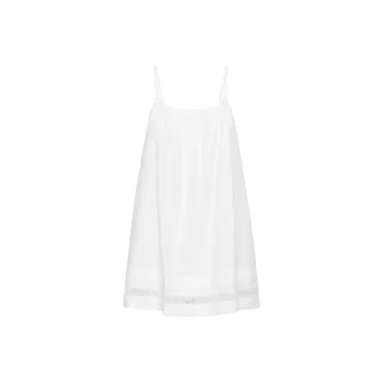 ARITZIA Wilfred Whittaker Poplin Dress Slip Dresses Women's White/White