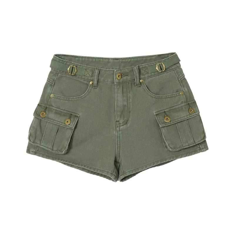 MEETLADY Denim Shorts Women's-6