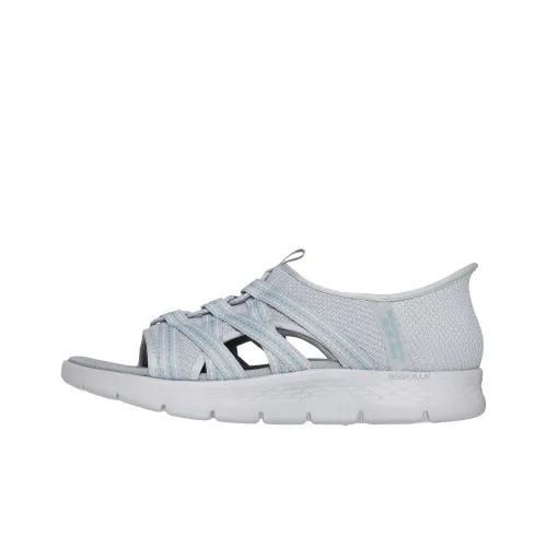 Skechers Go Walk Fle Beach Sandals Women's Gray
