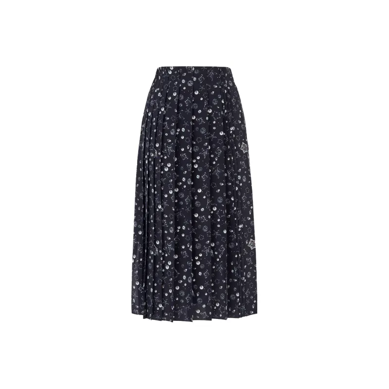 FENDI Casual Long Skirts Women's Blue-0