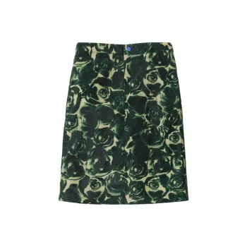 Burberry Casual Short Skirts Women's Green