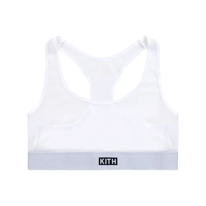 KITH Women's For Calvin Klein Mesh Racerback 'White'-0