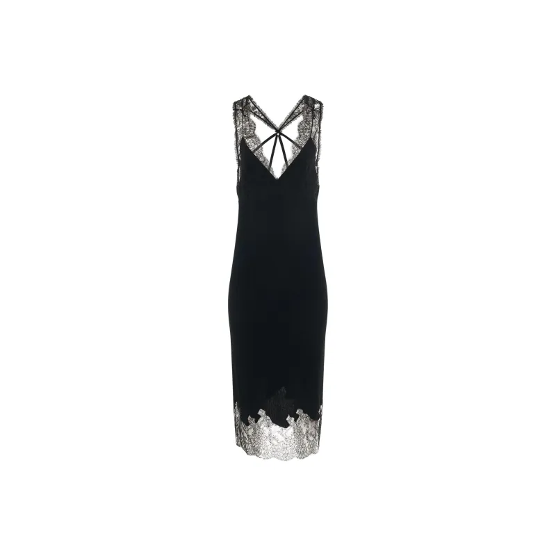 Givenchy Lace panel Midi Dress-0