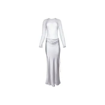 Christopher Esber Semi sheer Draped Maxi Dress