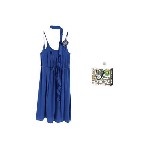 BVODE Slip Dresses Women's Blue
