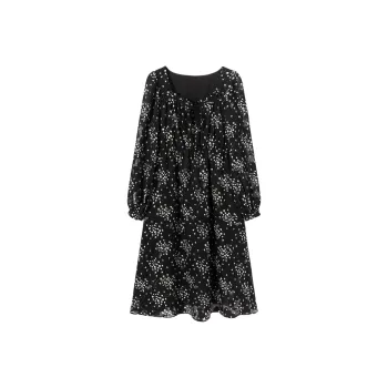 EICHITOO Long Sleeved Dress Women's Black