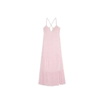 Hollister Slip Dress Women's Pink All Over Print