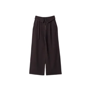 Other Stories Paperbag Jeans Women's Dark Brown