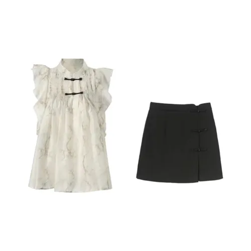 JOSR Two Piece Skirt Sets Women's