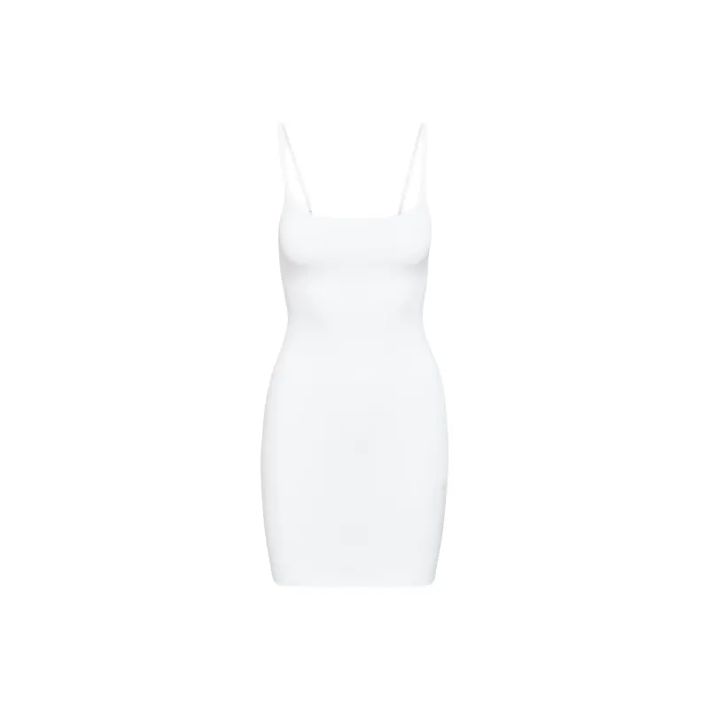 ARITZIA Contour Squareneck Cami Mini Dress Slip Dresses Women's White/White-0
