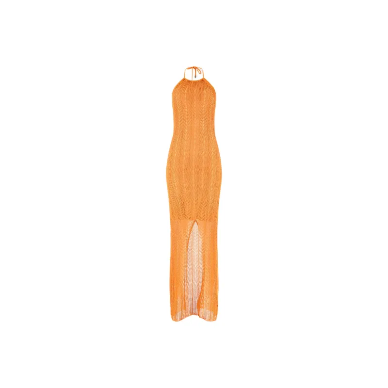 GUESS Sleeveless Dress Women's Orange-0