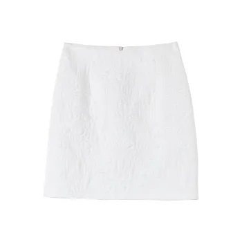 0571 Family Casual Short Skirts Women's White